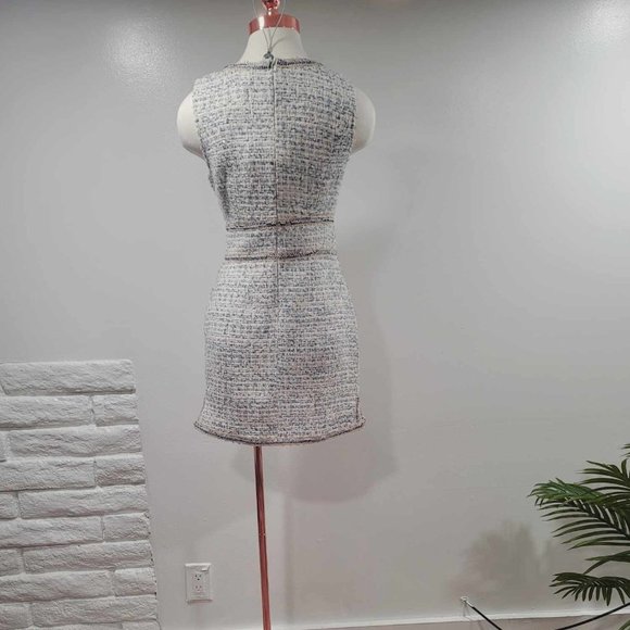 Dress Elegant women's midi autumn single Sleeveless slim a-line dress Small - Picture 2 of 3